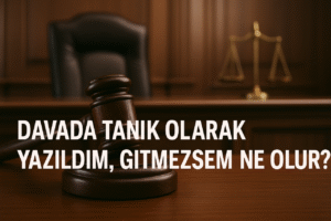 Davada Tanık Olarak Yazıldım, Gitmezsem Ne Olur?