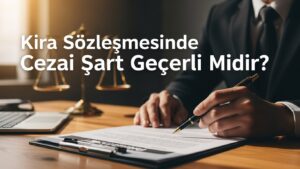 Kira Sözleşmesinde Cezai Şart Geçerli midir?